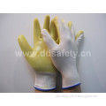 White Nylon Glove PVC Coated Safety Gloves (DPV422)